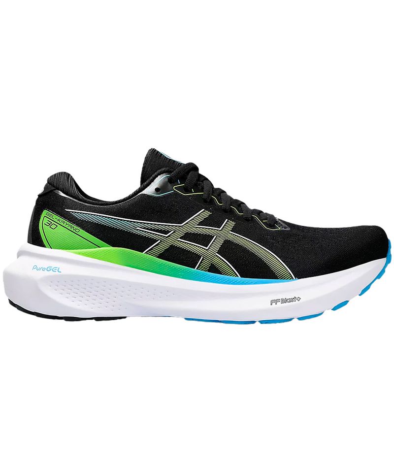 Zapatillas-Asics-Gel-Kayano-30-Running-Pronador-Hombre-Black-Electric-Lime-1011B548-005