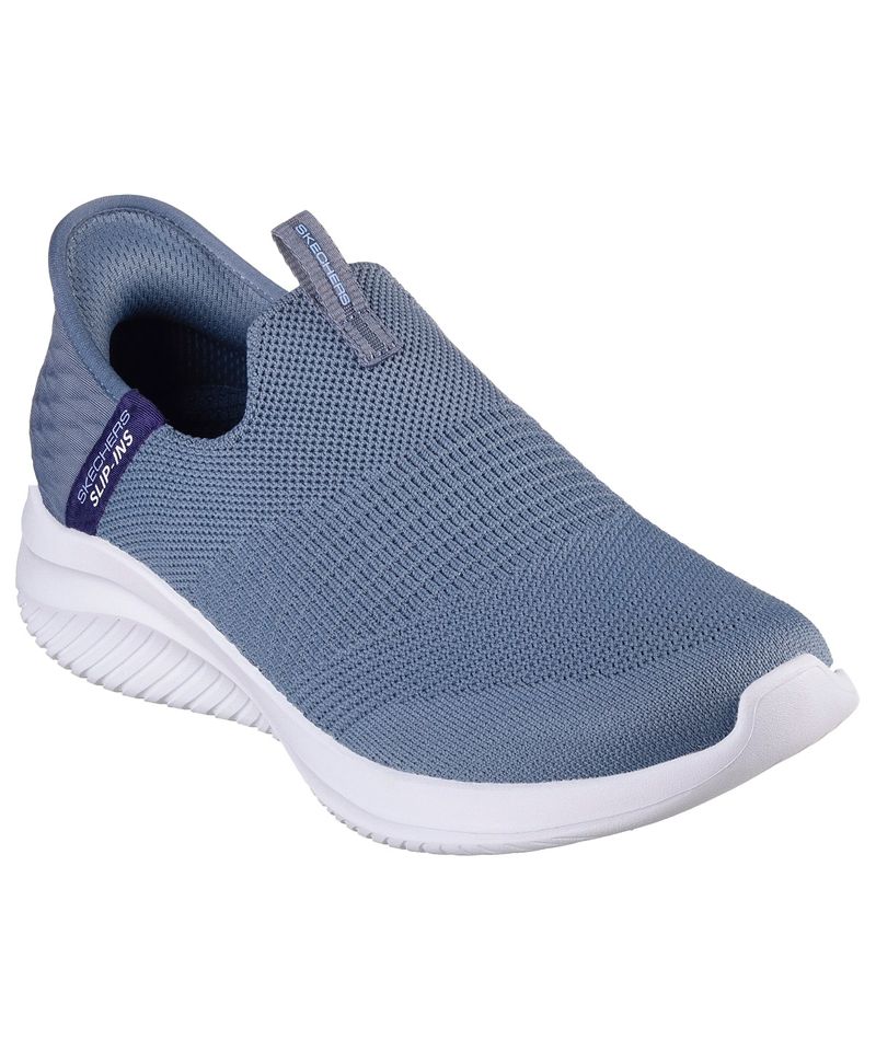 Zapatillas-Skechers-Slip-Ins-Ultra-Flex-3.0-Urbano-Uso-Diario-Mujer-Slate-Navy-Trim-149708-SLT-2