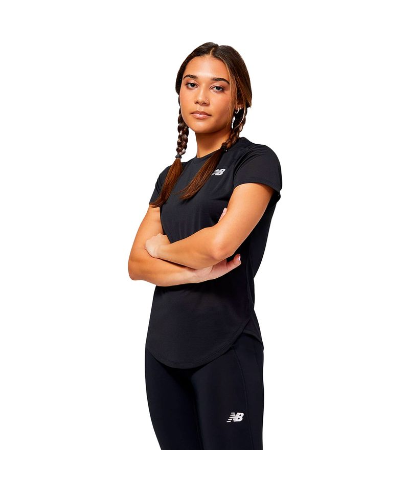 Remera-Manga-Corta-New-Balance-Accelerate-Running-Training-Mujer-Black-WT23222-BK