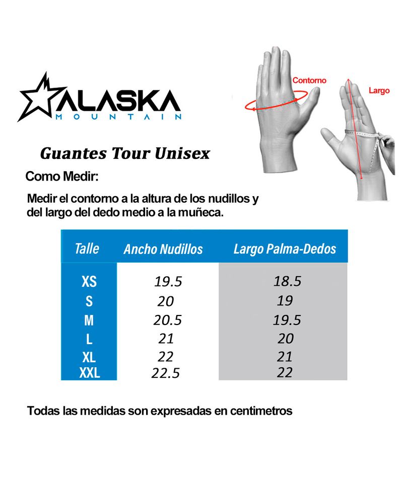 tablas-de-talles-guantes-Tour