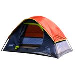 Carpa-Coleman-Tulum-2-Personas-3-Estaciones-Camping-Naranja-Azul-1