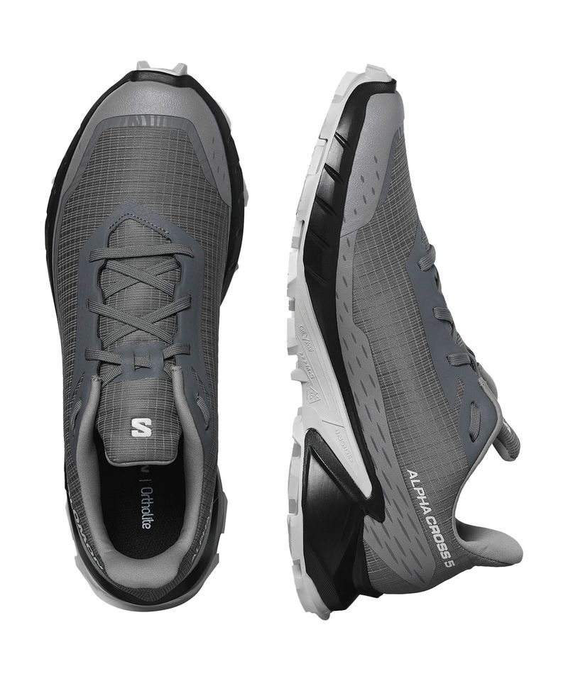 Zapatillas-Salomon-Alphacross-5-Trail-Running-Hombre-Pewter-Black-Ghost-Gray-473133-4