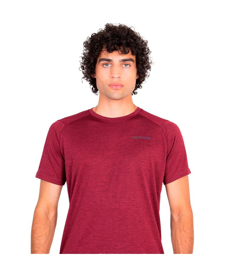 Remera-Manga-Corta-Saucony-Elevate-Running-Training-Hombre-Bordeaux-11119331-506