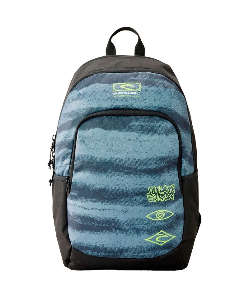 Mochila-Rip-Curl-Ozone-30L-School-Urbano-Colegio-Unisex-Black-Green-05626-M7