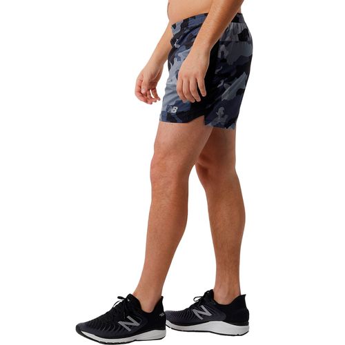 Short New Balance Printed Accelerate 5 Inch Hombre