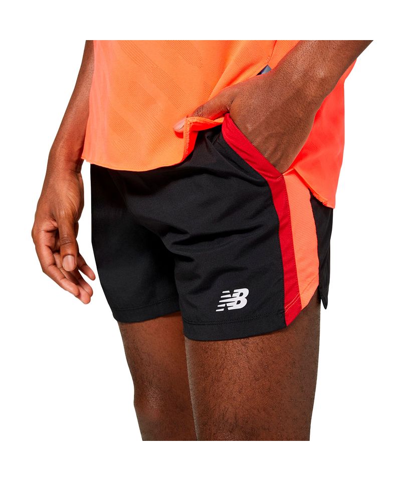 Short-New-Balance-Accelerate-5-Inch-Running-Hombre-Negro-Naranja-MS23228-CR-2