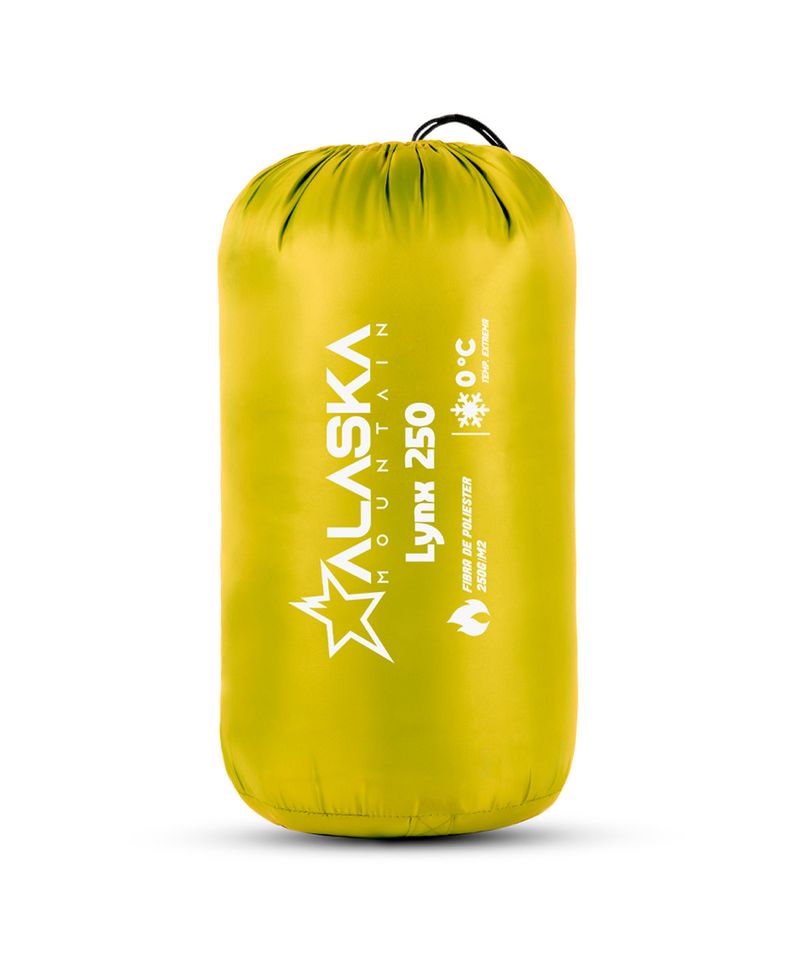 Bolsa-Dormir-Alaska-Termica-Lynx-250-0°-Grados-Camping-Mostaza-AU2525-601-2