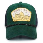 Gorra-Trown-The-Fitz-Cord-Trucker-Urbano-Unisex-Verde-MTR3090