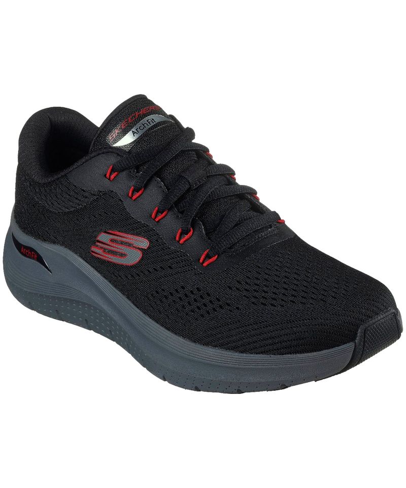 Zapatillas-Skechers-Arch-Fit-2.0-Running-Training-Hombre-Black-Mesh-Syntetic-Red-232700-BKRD-1