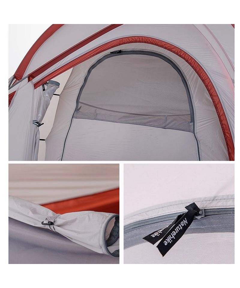 Carpa-Naturehike-Hiby-Ultraliviana-3-Personas-3-Estaciones-Camping-Gris-Rojo-7