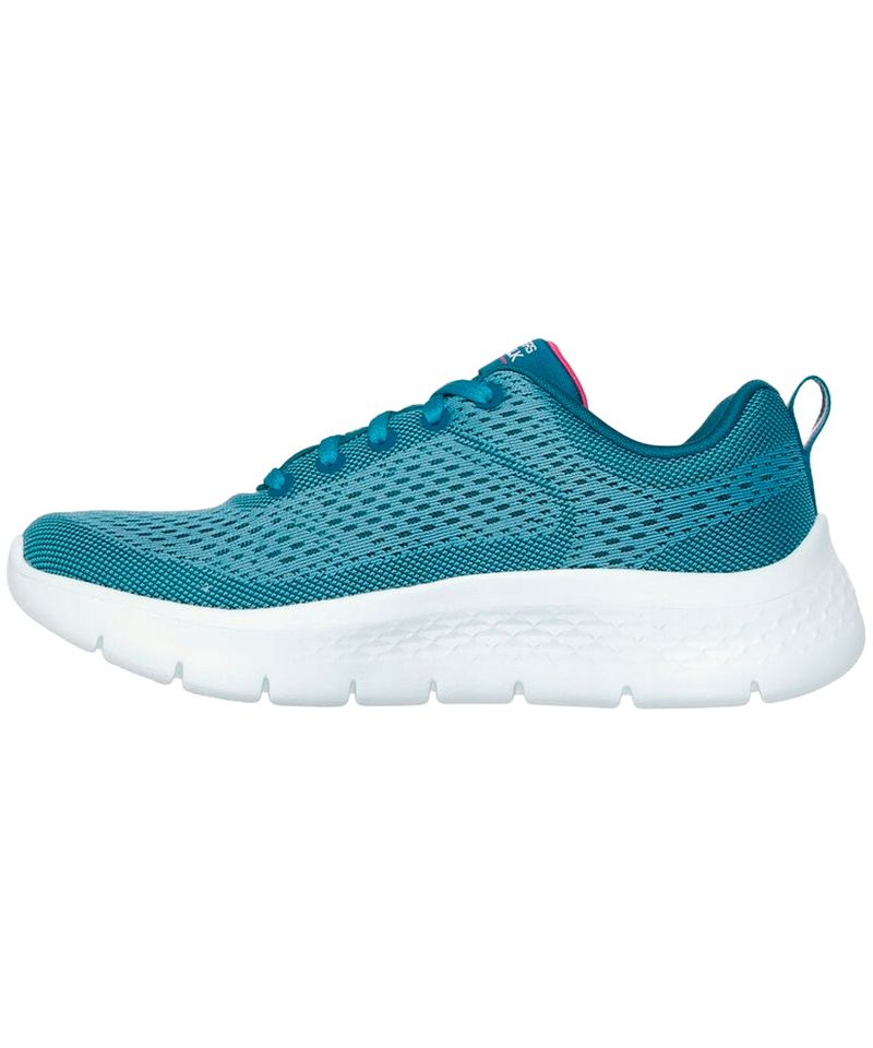 Zapatillas-Skechers-Go-Walk-Flex-Kali-Training-Mujer-Teal-Textile-Hot-Pink-Trim-124830-TLHP-1