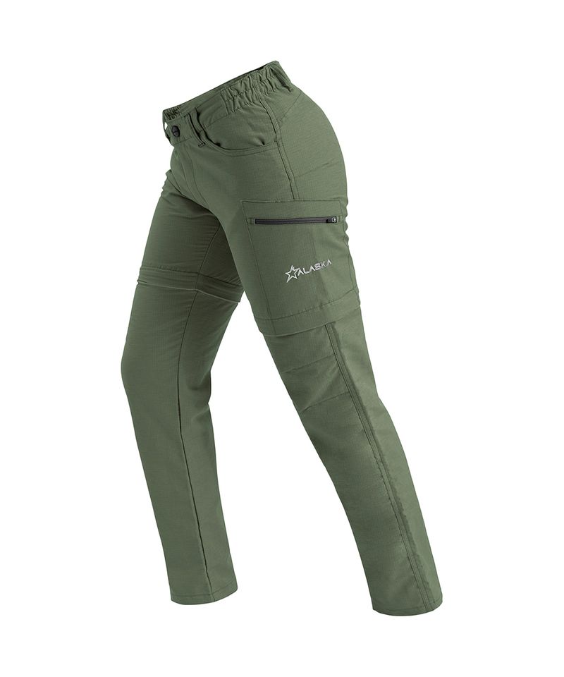 Pantalon-Alaska-Luna-II-Desmontable-Trekking-Hiking-Mujer-Verde-Musgo-AM1158-701