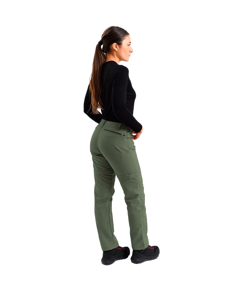 Pantalon-Alaska-Luna-II-Desmontable-Trekking-Hiking-Mujer-Verde-Musgo-AM1158-701-3