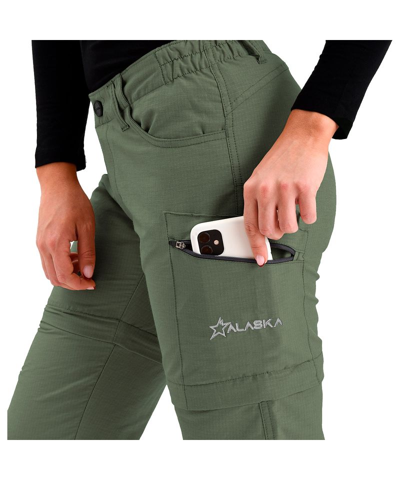 Pantalon-Alaska-Luna-II-Desmontable-Trekking-Hiking-Mujer-Verde-Musgo-AM1158-701-12