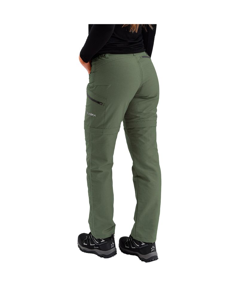 Pantalon-Alaska-Luna-II-Desmontable-Trekking-Hiking-Mujer-Verde-Musgo-AM1158-701-17