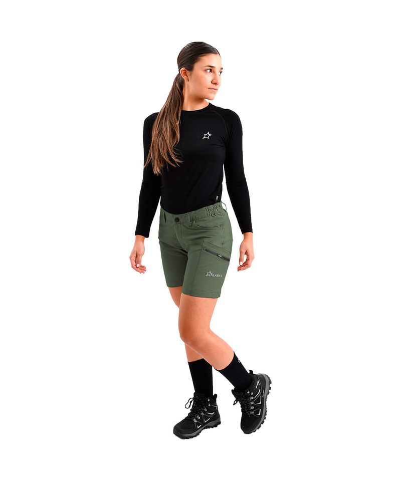 Bermuda-Alaska-Luna-II-Ripstop-Trekking-Hiking-Mujer-Verde-Musgo-AM1358-701-1
