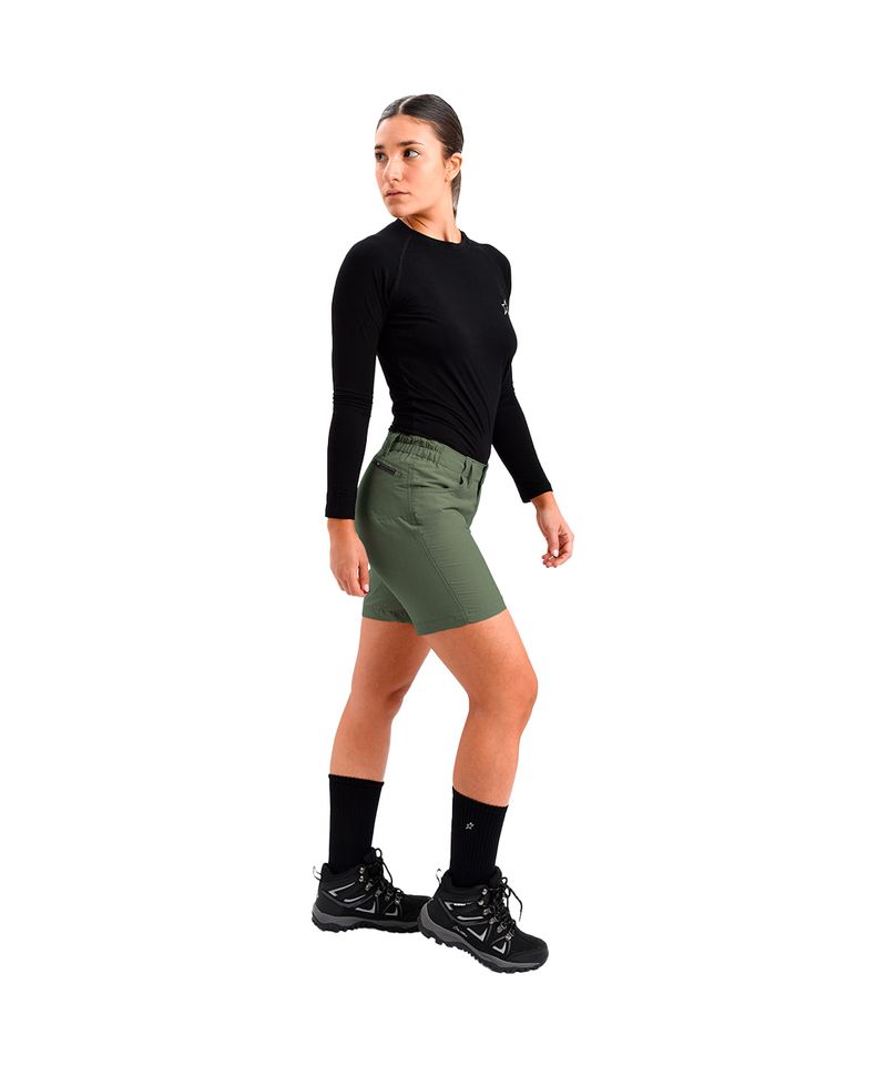 Bermuda-Alaska-Luna-II-Ripstop-Trekking-Hiking-Mujer-Verde-Musgo-AM1358-701-3