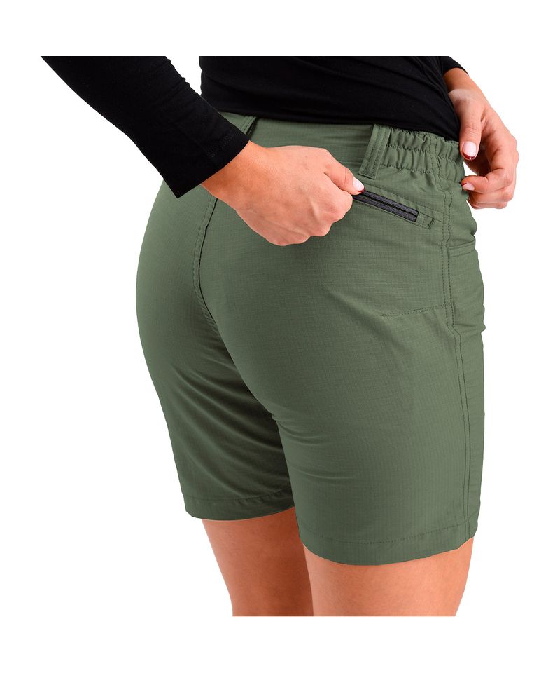 Bermuda-Alaska-Luna-II-Ripstop-Trekking-Hiking-Mujer-Verde-Musgo-AM1358-701-8