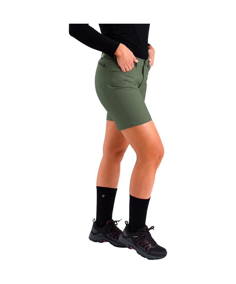 Bermuda-Alaska-Luna-II-Ripstop-Trekking-Hiking-Mujer-Verde-Musgo-AM1358-701-10
