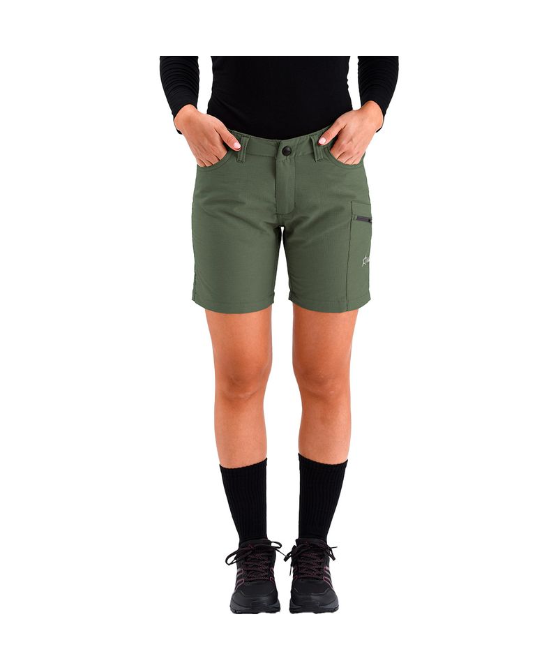 Bermuda-Alaska-Luna-II-Ripstop-Trekking-Hiking-Mujer-Verde-Musgo-AM1358-701-12