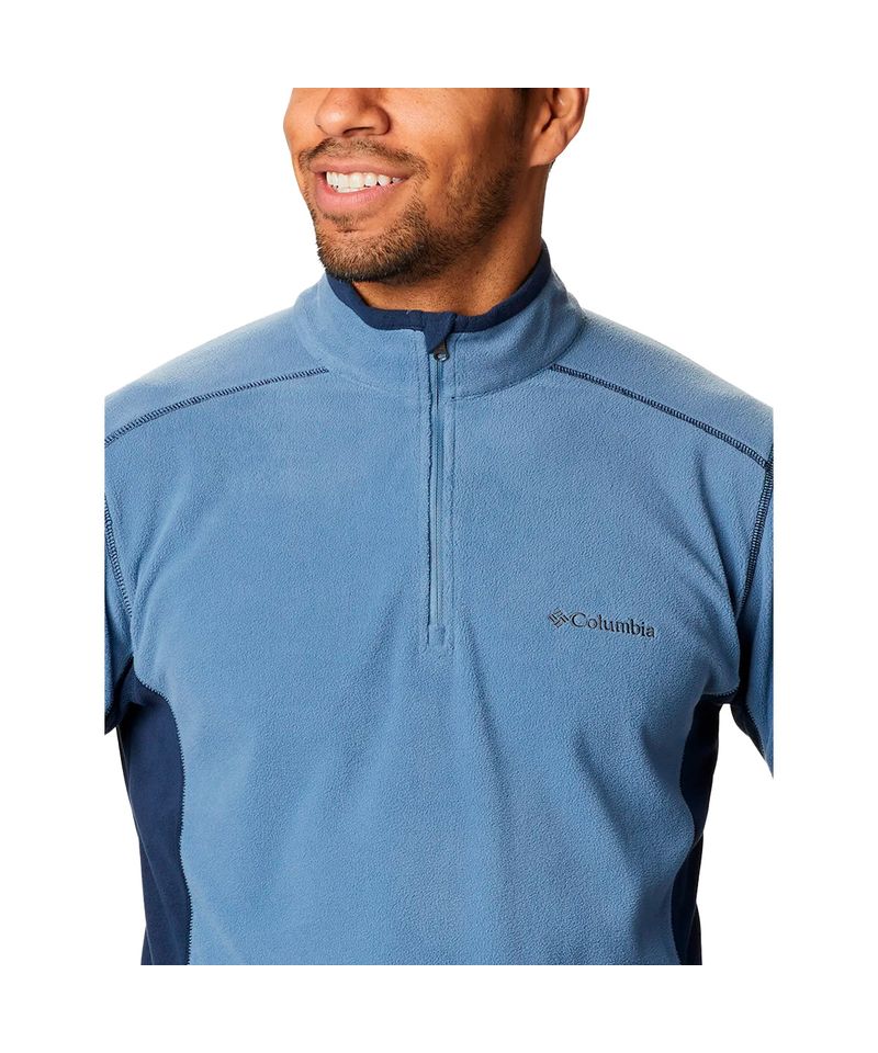 Buzo-Columbia-Klamath-Range-II-Half-Zip-Micropolar-Hombre-Bluestone-Collegiat-1352471-449-3