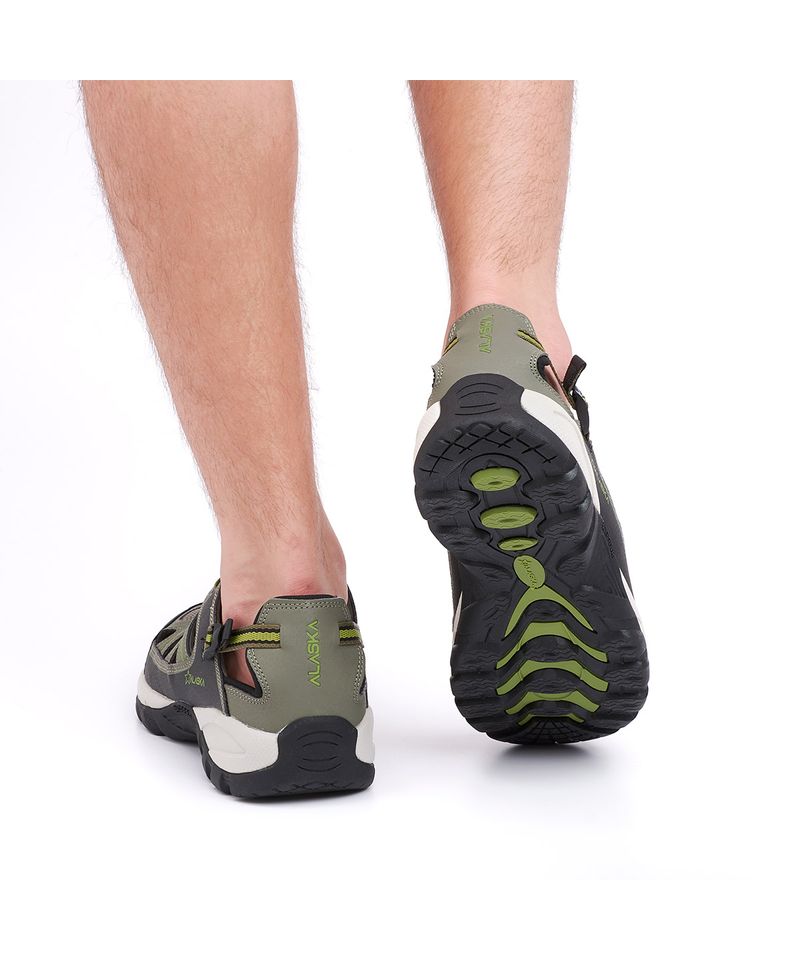 Sandalias-Alaska-Hiker-Anfibia-Unisex-Hiking-Zapatillas-Green-Black-A036130L-7-10