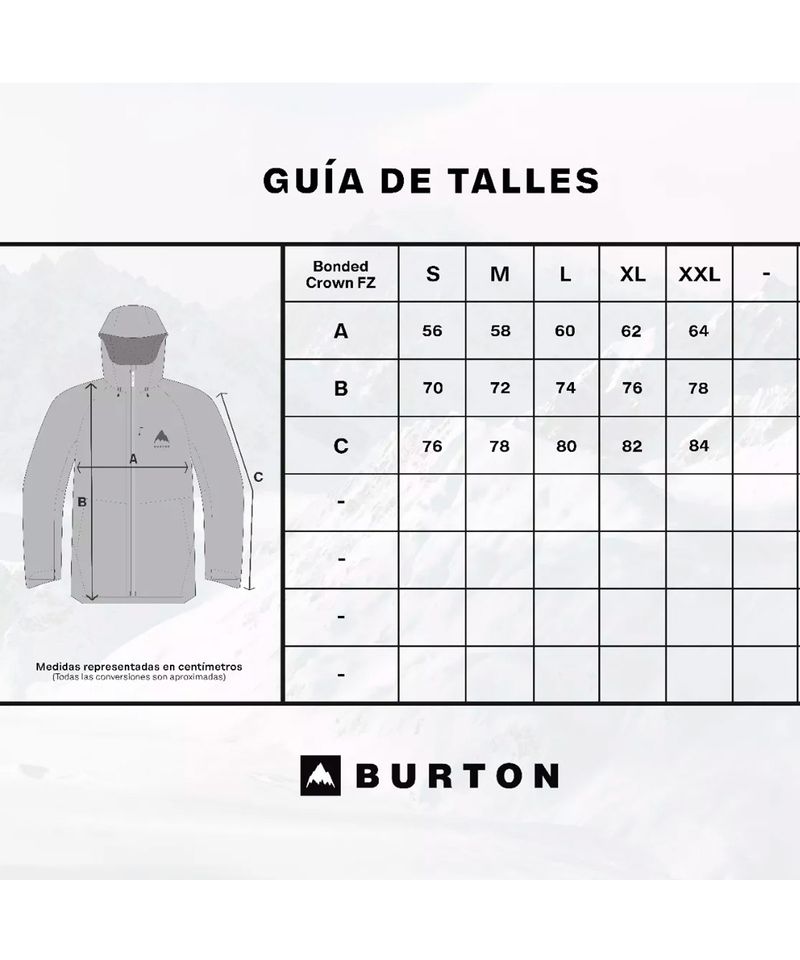 tabla-de-talles-campera-bonded-crown-burton-hombre