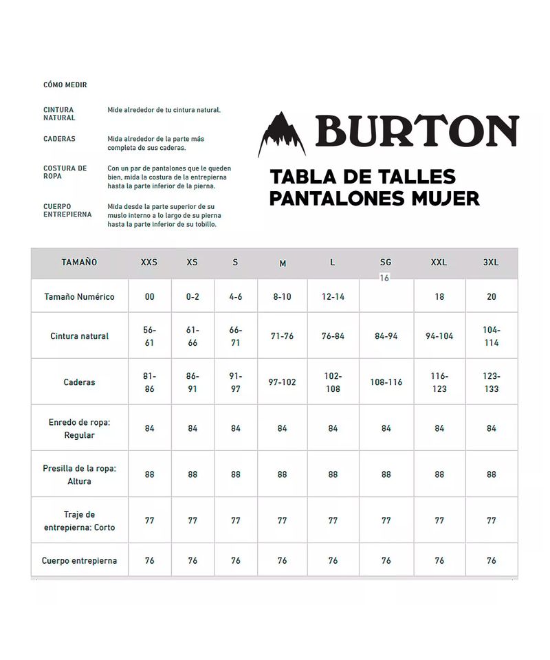 tabla-de-talles-calza-termica-burton-mujer