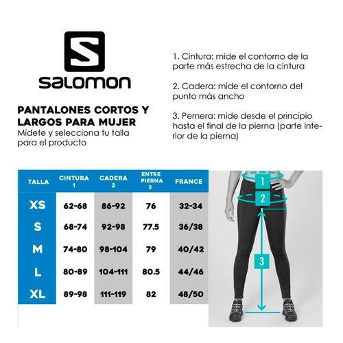 Short Deportivo Salomon Free Short 3 Mujer