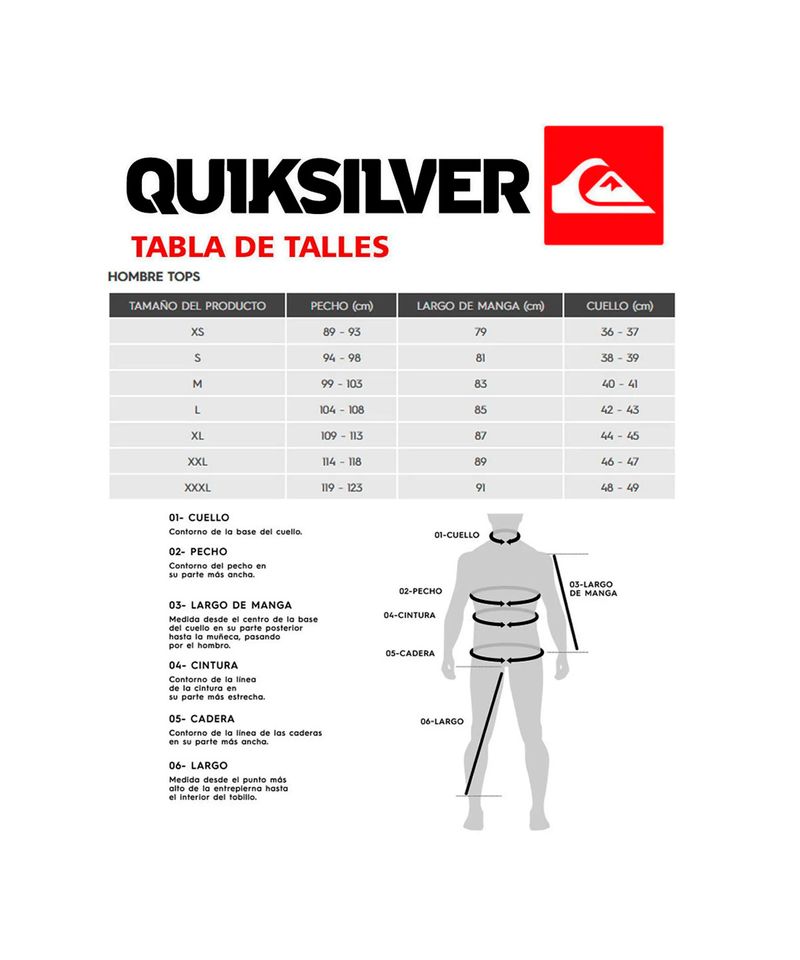 tabla-de-talles-quiksilver-hombre-parte-superior