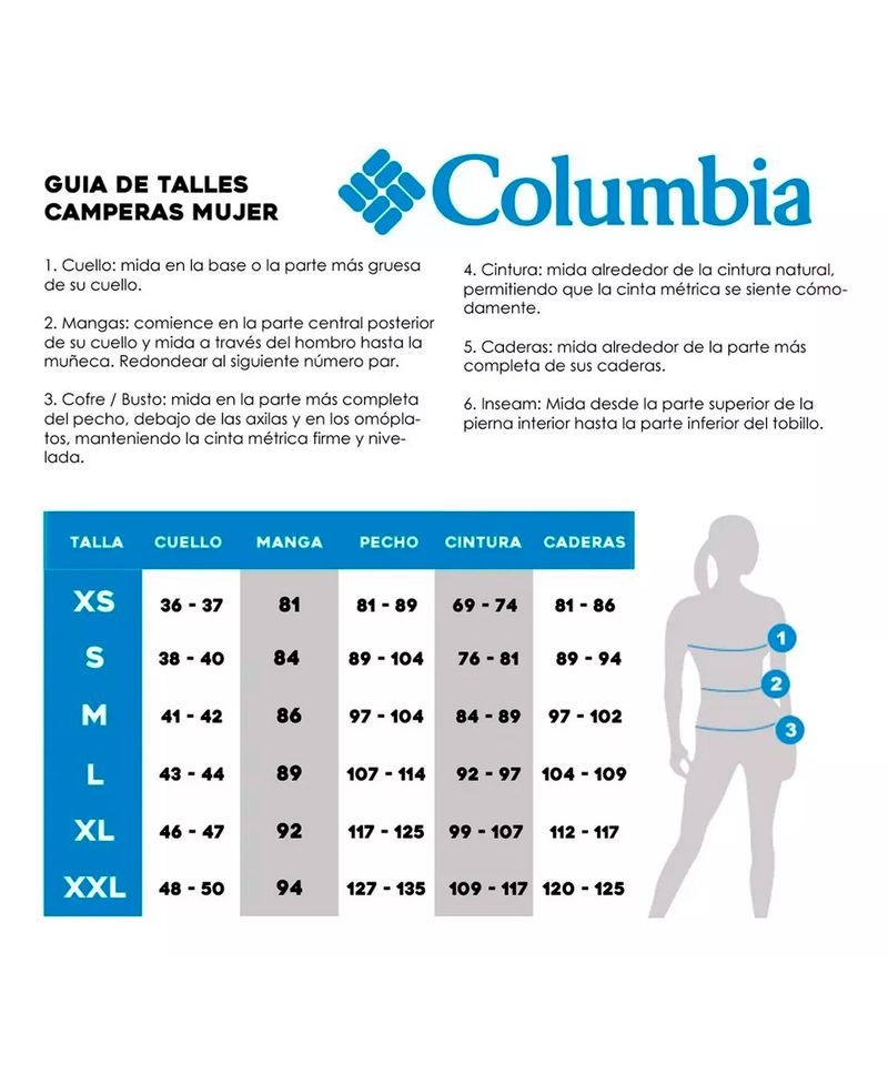 tabla-de-talles-camperas-columbia-mujer