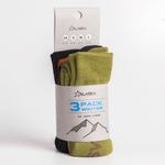 Medias-Tripack-Alaska-Winter-Ski-Snowboard-41-45-Green-AH3351-170