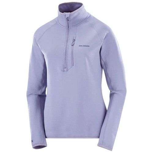 Buzo Medio Cierre Salomon Essential Lightwarm Mujer