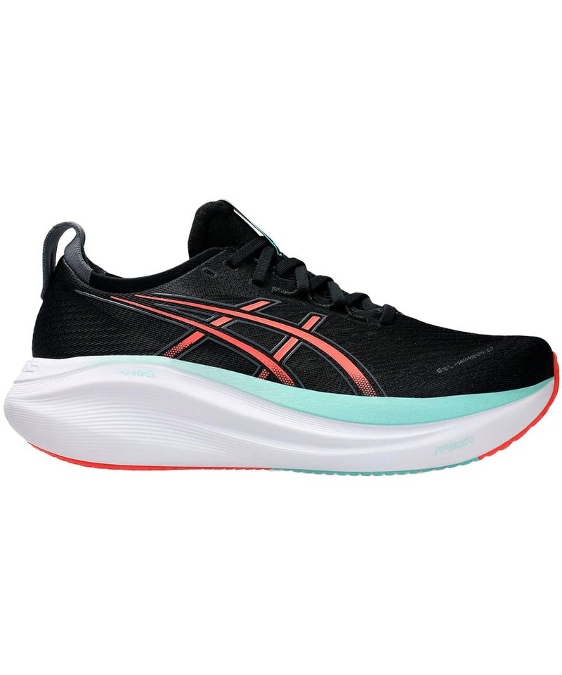 Zapatillas-Asics-Gel-Nimbus-27-Running-Hombre-Black-Coral-Reef-1011B958-004