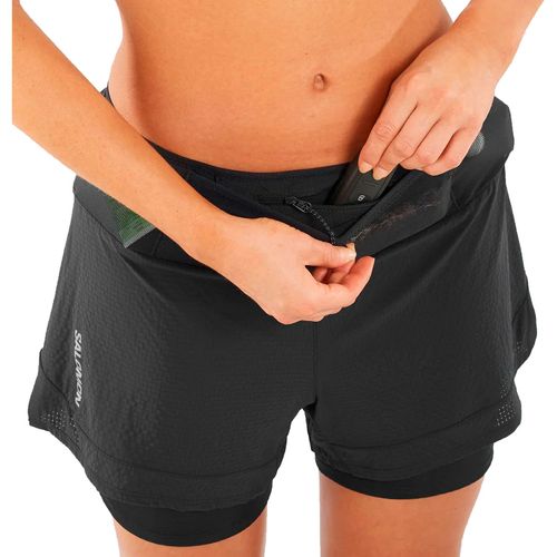 Short Salomon Sense Aero 2 in 1 Mujer