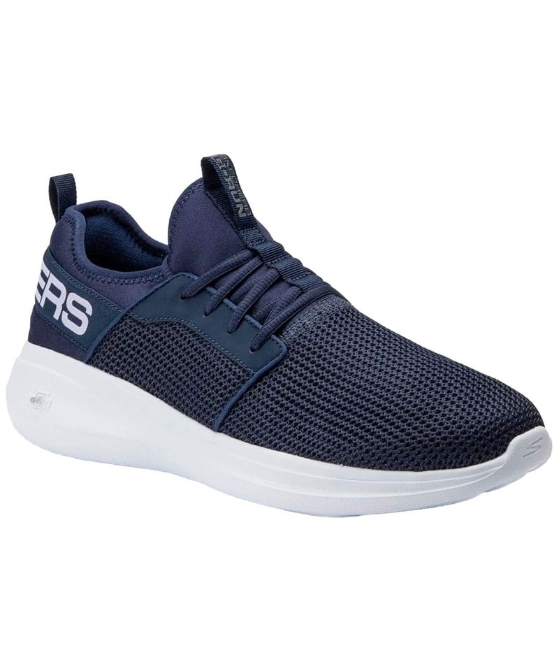 Zapatillas-Skechers-Go-Run-Fast-Valor-Running-Training-Hombre-Navy-Mesh-55103-NVY