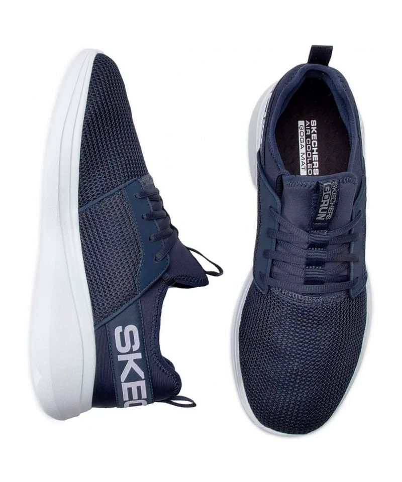 Zapatillas-Skechers-Go-Run-Fast-Valor-Running-Training-Hombre-Navy-Mesh-55103-NVY-4