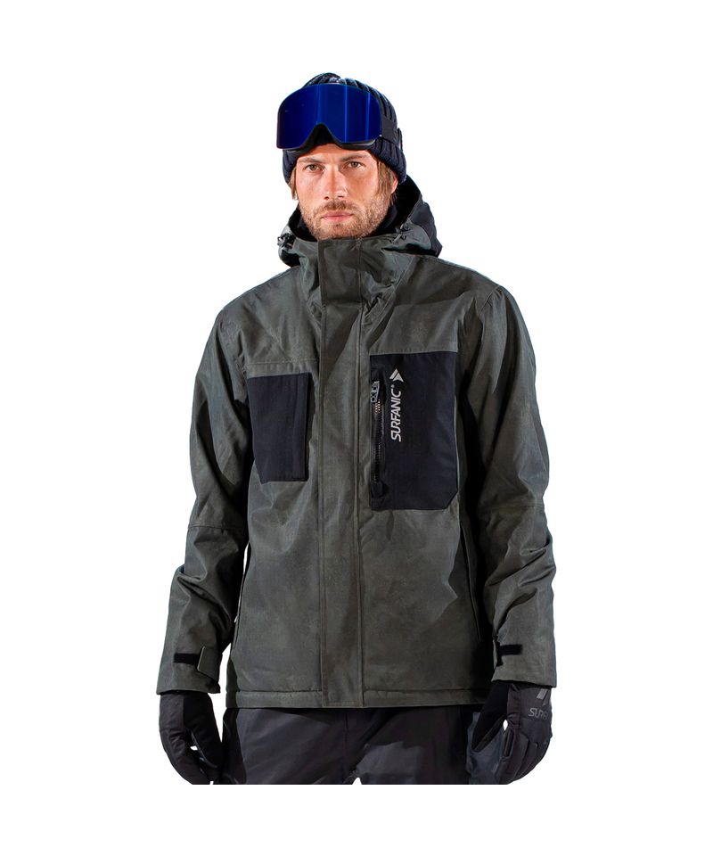 Campera-Surfanic-Avalanche-10K-Ski-Snowboard-Hombre-Khaki-SWU1000-407