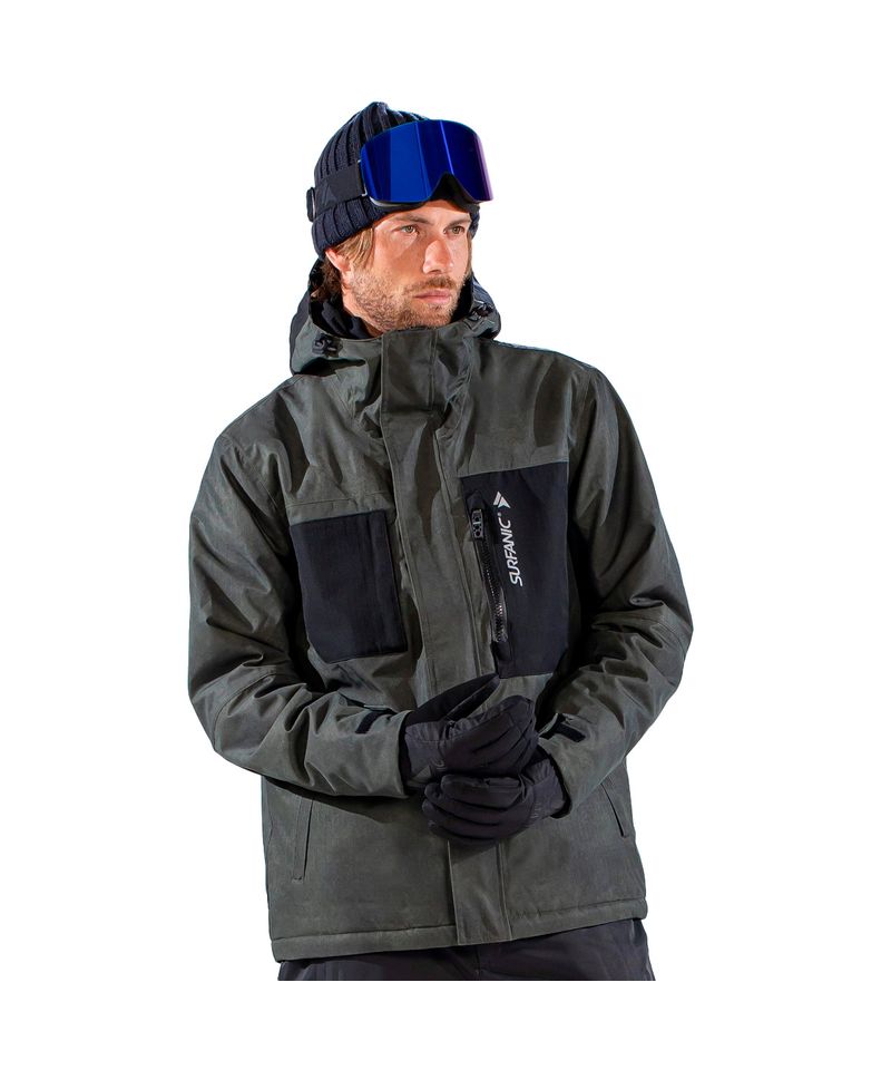 Campera-Surfanic-Avalanche-10K-Ski-Snowboard-Hombre-Khaki-SWU1000-407-2