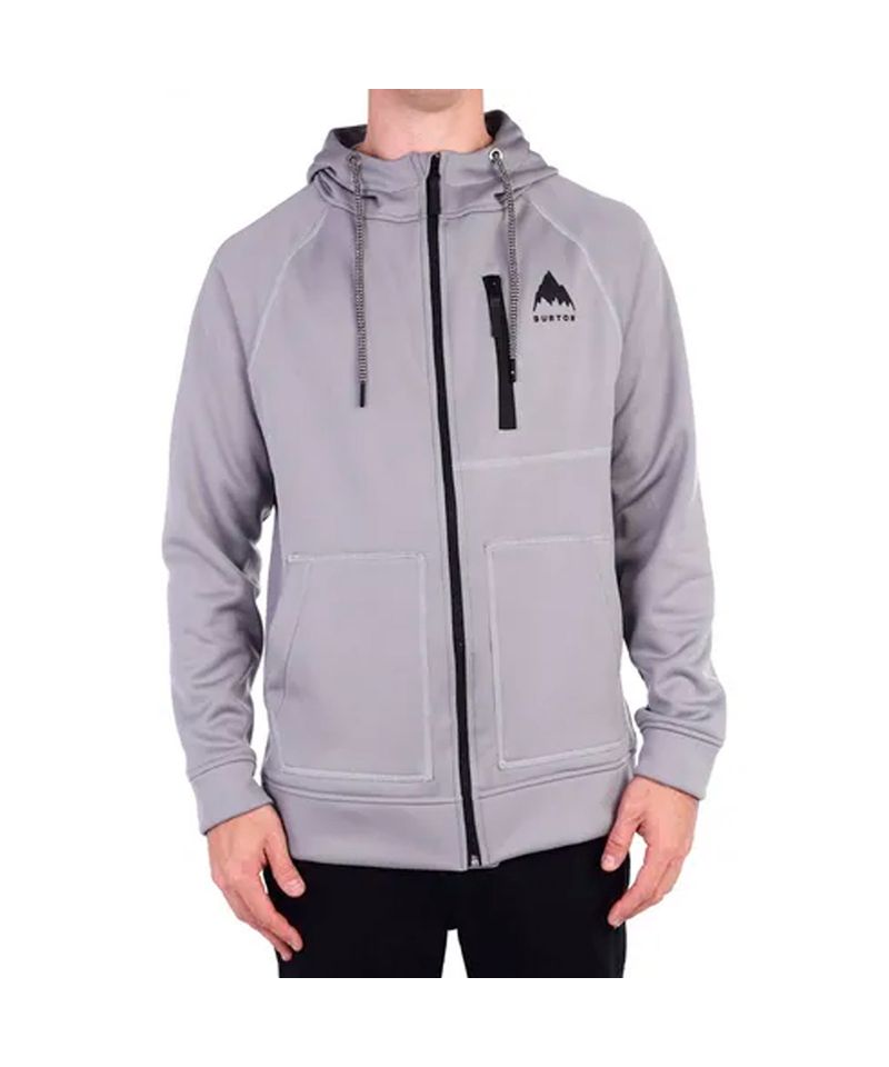 Campera-Burton-Bonded-Crown-Hooded-SoftShell-Urbano-Hombre-Grey-Heather-I3OF1CRN-106