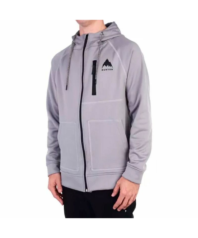 Campera-Burton-Bonded-Crown-Hooded-SoftShell-Urbano-Hombre-Grey-Heather-I3OF1CRN-106-1