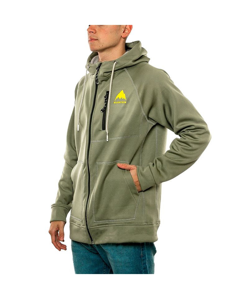 Campera-Burton-Bonded-Crown-Hooded-SoftShell-Urbano-Hombre-Kelp-Olive-I3OF1CRN-301-1