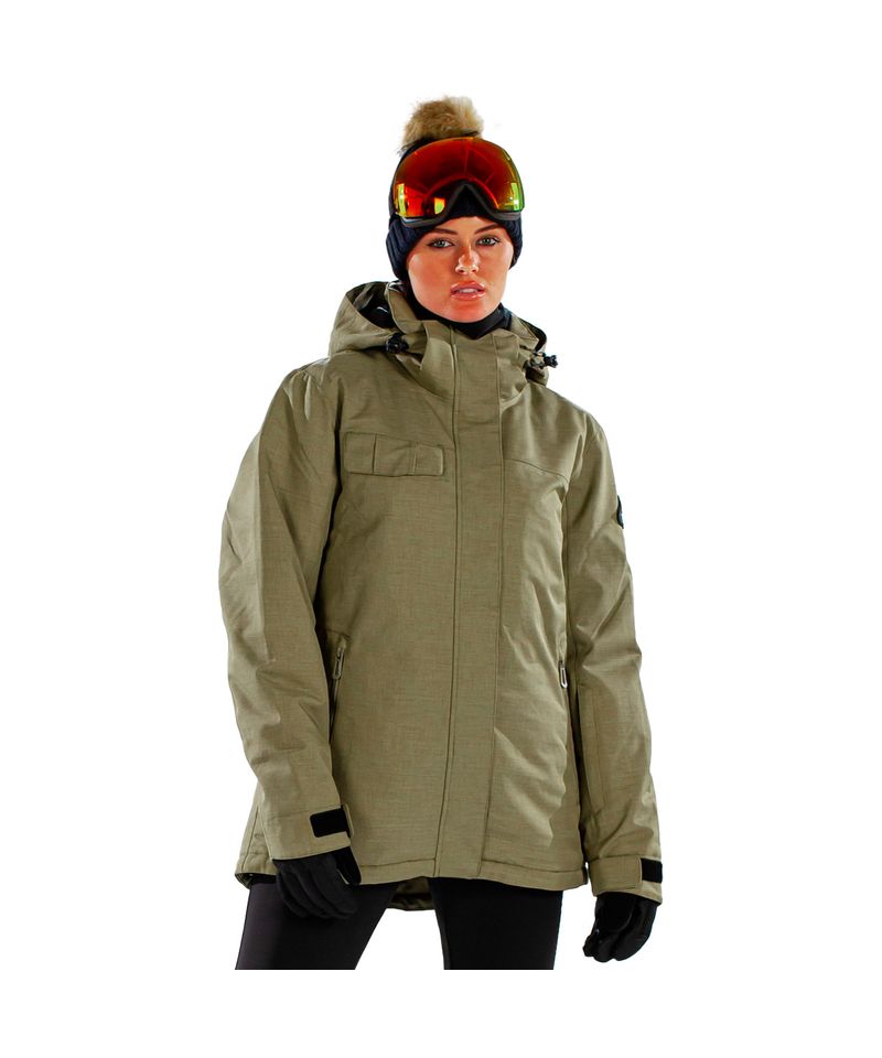 Campera-Surfanic-Carve-10K-Ski-Snowboard-Mujer-Olive-SWU2000-408