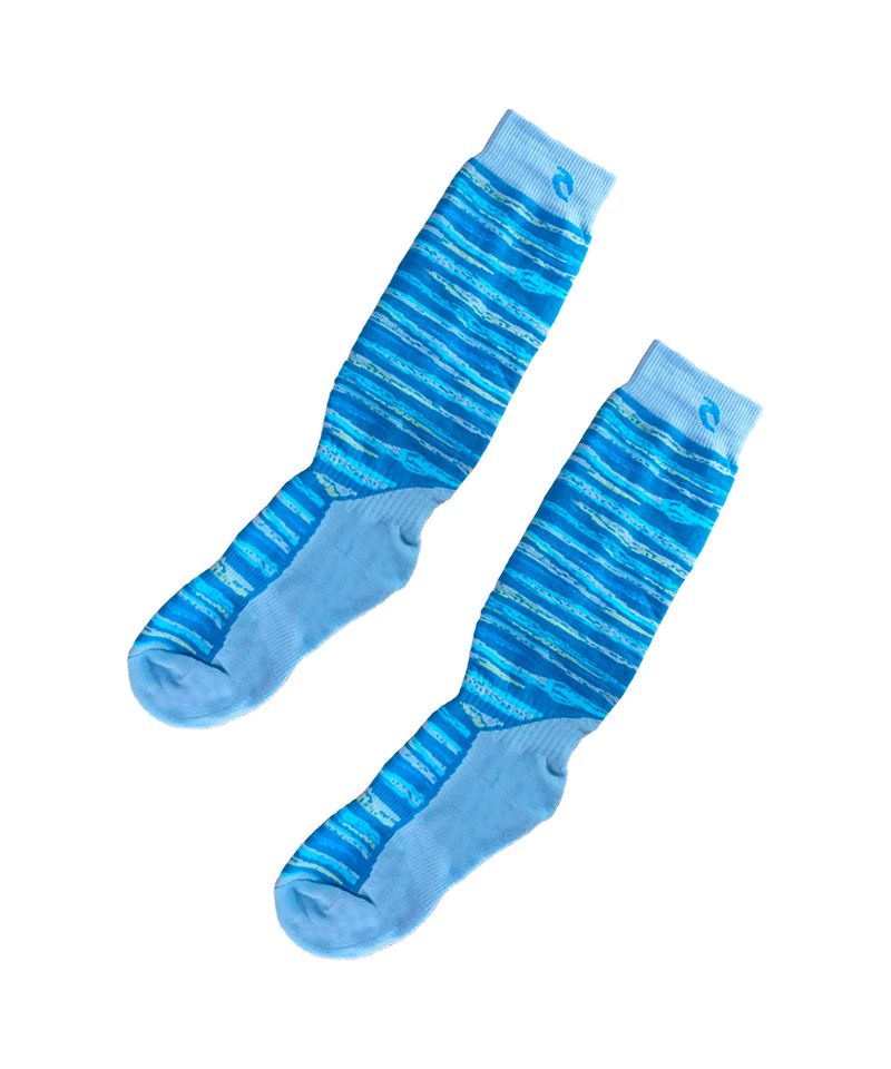Medias-Rip-Curl-Long-Mountain-x3-Ski-Snowboard-Unisex-Negro-Rosa-Celeste-07132-01-3