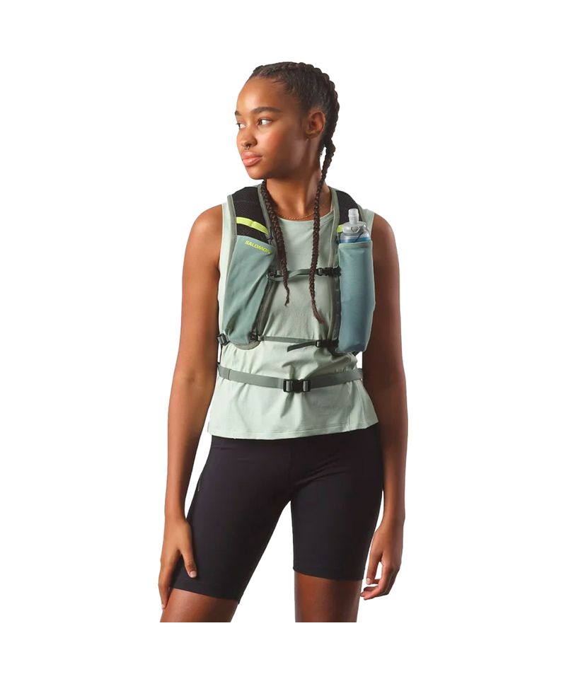 Mochila-Salomon-Cross-12L-Trail-Running-Ciclismo-Unisex-Green-Milieu-Agave-Green-Sharp-Green-C24637-3