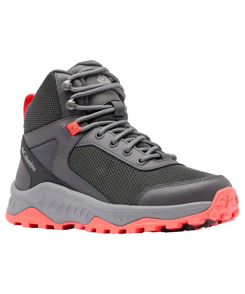 Botas-Columbia-Trailstorm-Ascend-Mid-Waterproof-Hiking-Mujer-Dark-Grey-Red-Coral-2044351-089-1