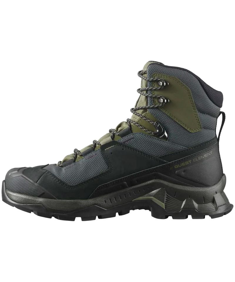 Botas-Salomon-Quest-Element-Gore-Tex-Trekking-Hiking-Hombre-Black-Deep-Lichen-Green-Olive-Night-414571-1