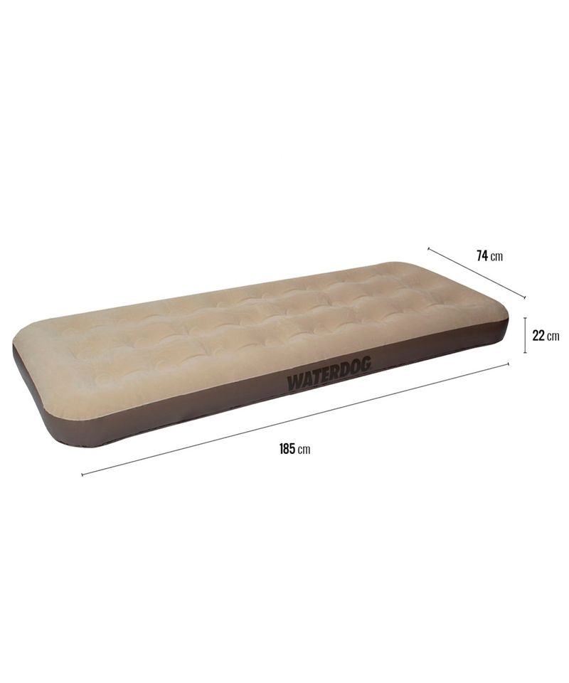 Colchon-Inflable-Waterdog-1-Plaza-Afelpado-Camping-Beige-F291BR-1