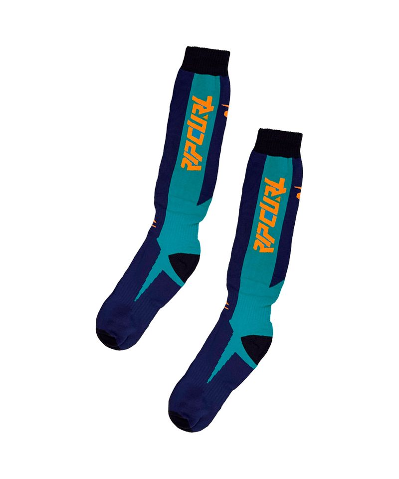 Tripack-Medias-Rip-Curl-Long-MTW-Ski-Snowboard-Unisex-Marron-Verde-07104-01-3