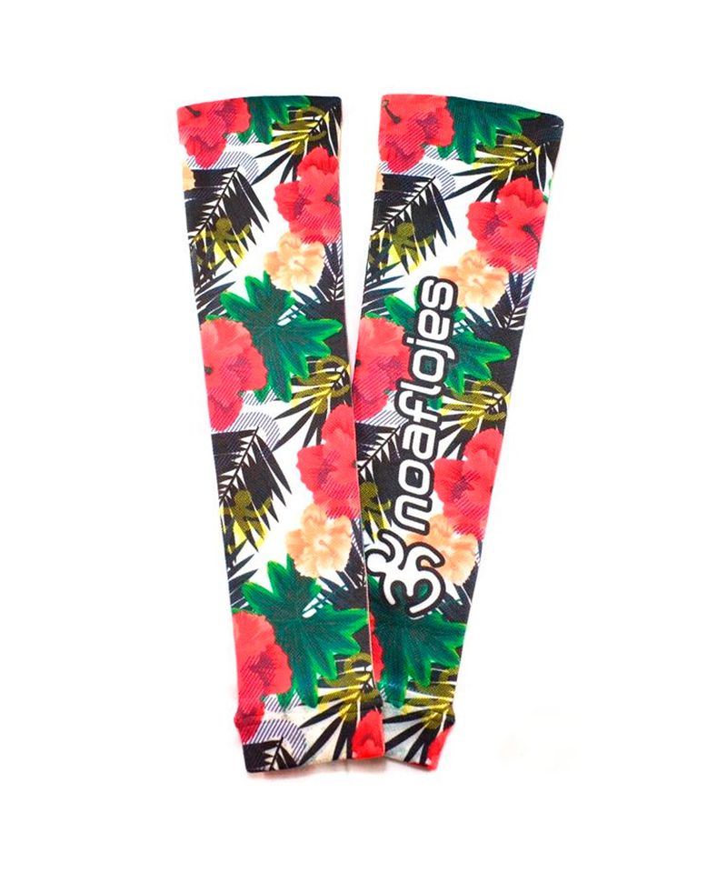 Pantorrilleras-de-Compresion-Noaf-Running-Ciclismo-Unisex-Flowers-103009